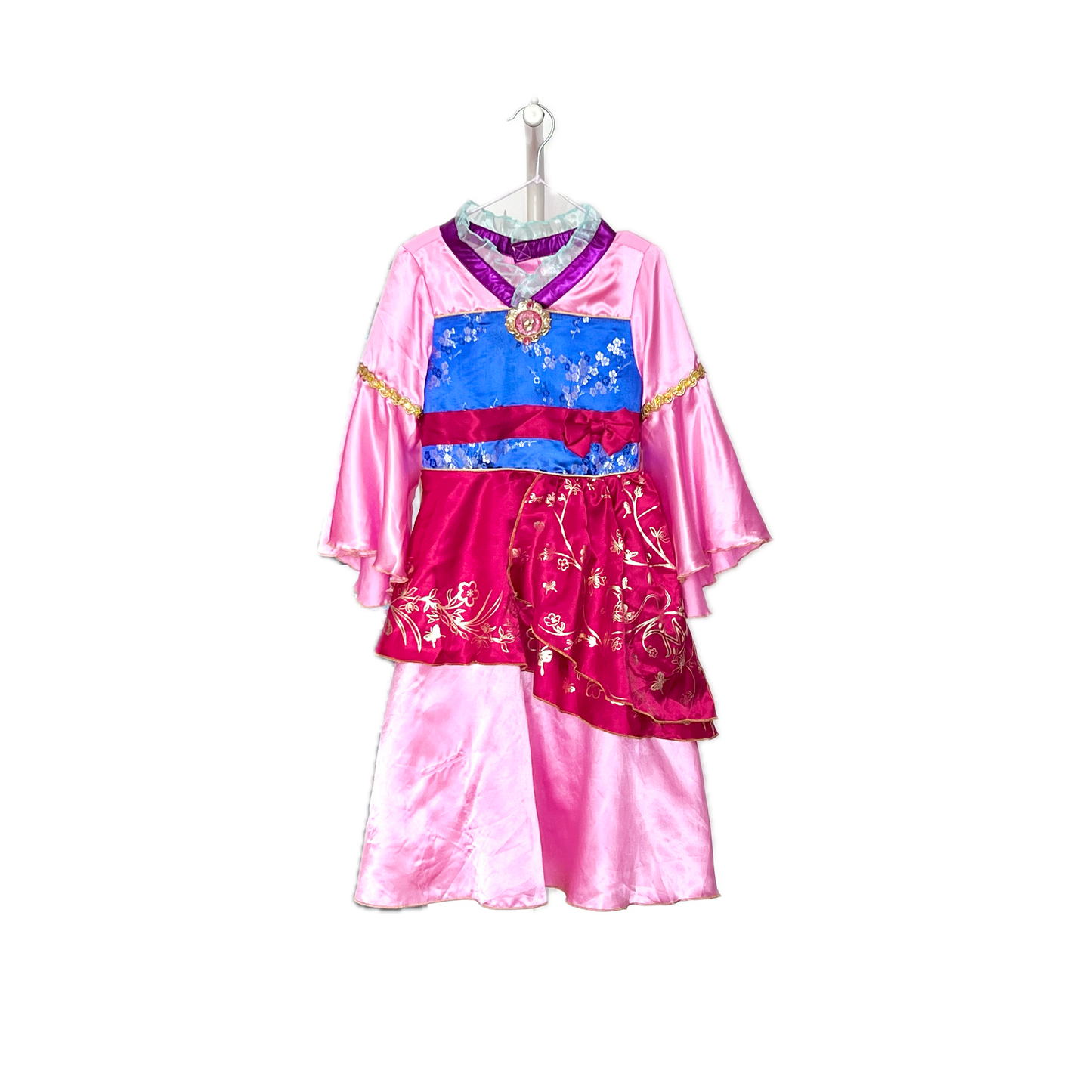 (Pre-loved) Disney Costumes Mulan 迪士尼木蘭公主裙 4Y