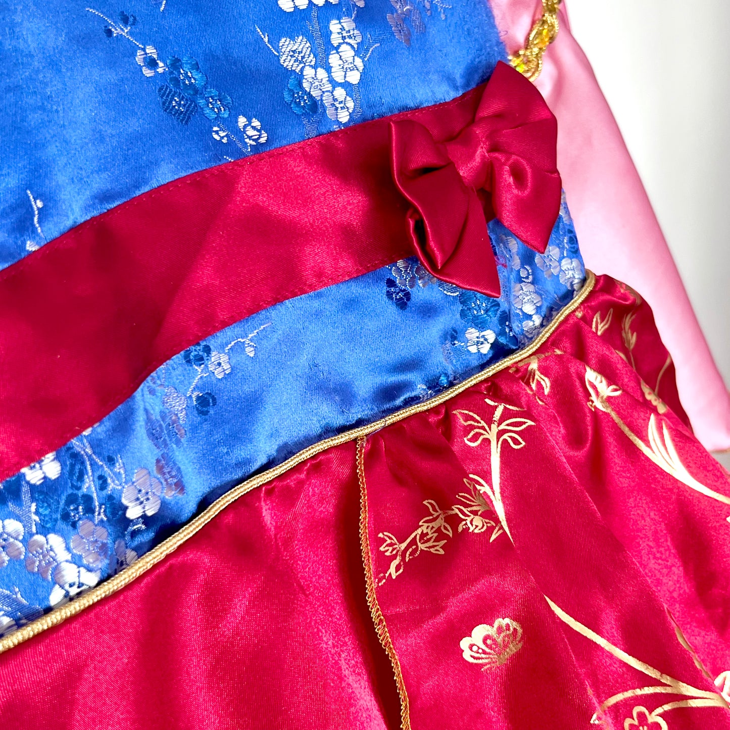 (Pre-loved) Disney Costumes Mulan 迪士尼木蘭公主裙 4Y