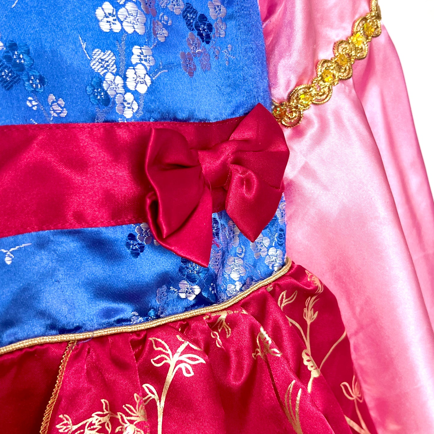 (Pre-loved) Disney Costumes Mulan 迪士尼木蘭公主裙 4Y