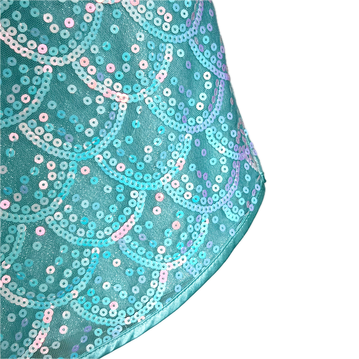 (Pre-loved) Disney BBB Mermaid Day Dress 迪士尼珠片公主美人魚連身裙 5/6Y