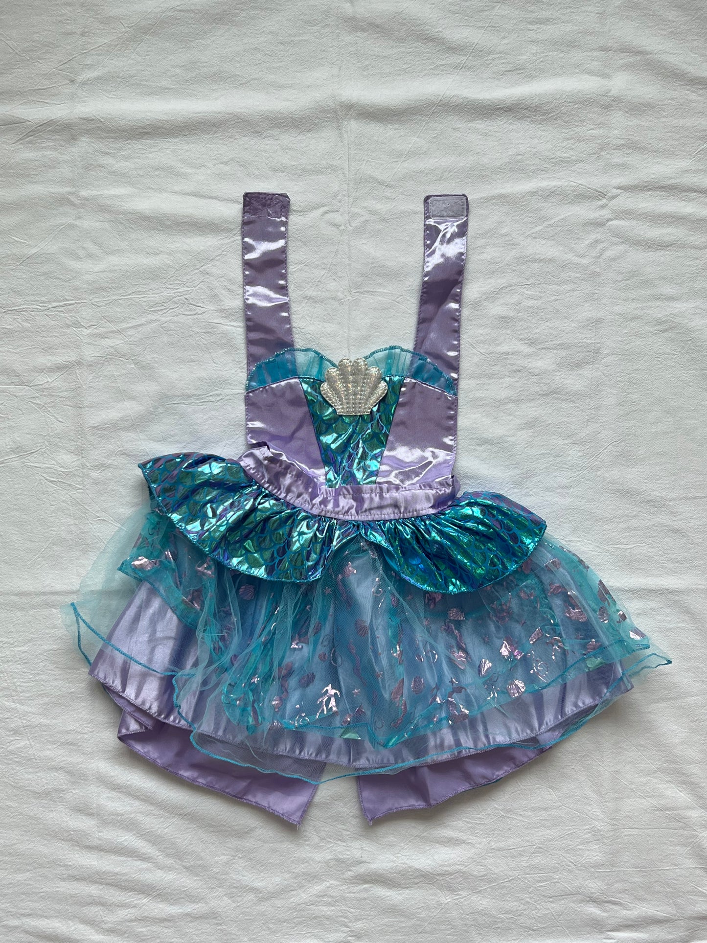 (Pre-loved) Disney Costume Mermaid Dress 女童美人魚裙 2T 90
