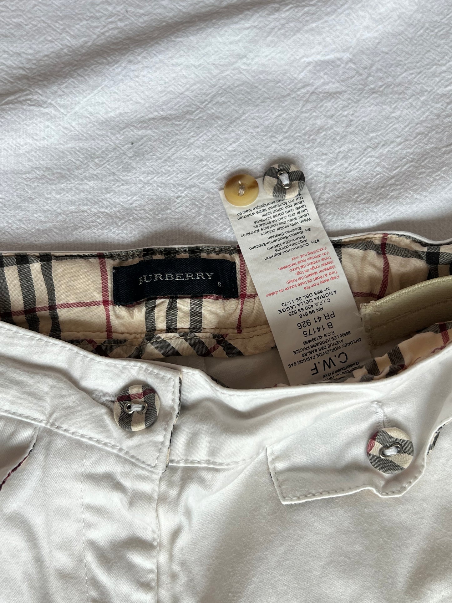(Pre-loved) Burberry Short Sleeve Shirt Long Pants 女童短袖襯衫長褲 3Y 98