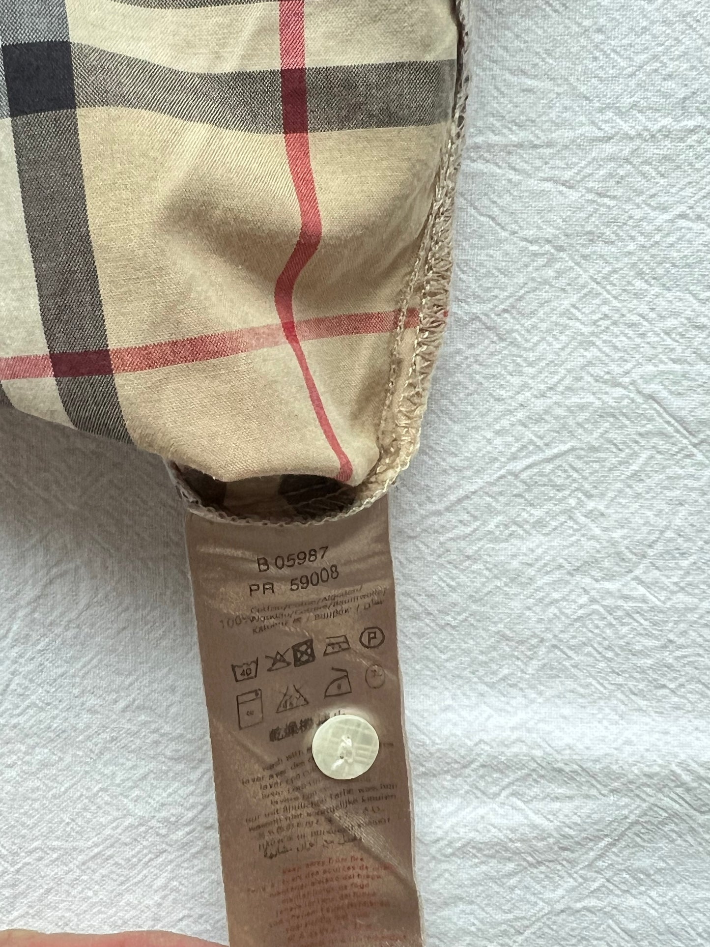 (Pre-loved) Burberry Short Sleeve Shirt Long Pants 女童短袖襯衫長褲 3Y 98