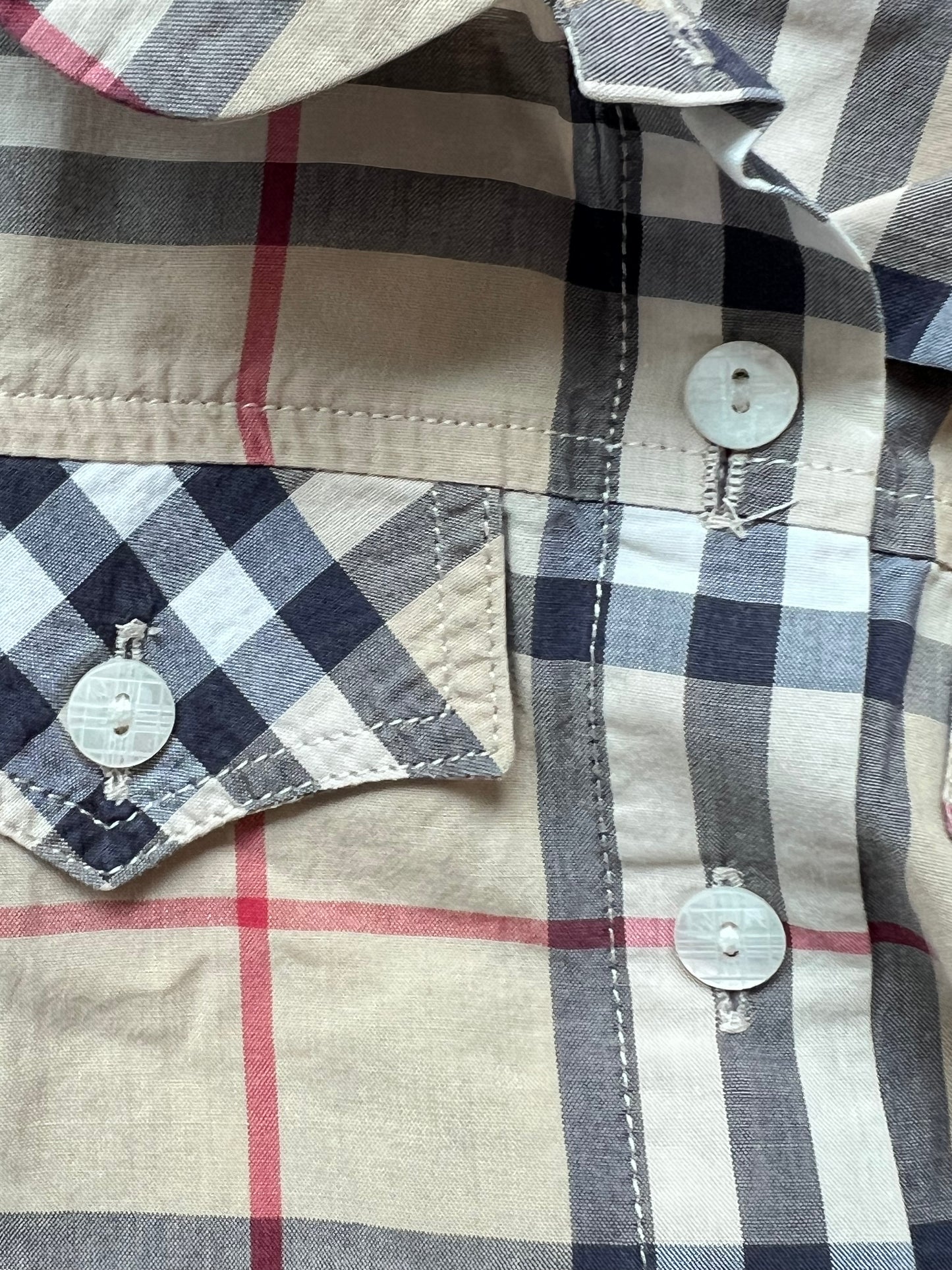(Pre-loved) Burberry Short Sleeve Shirt Long Pants 女童短袖襯衫長褲 3Y 98