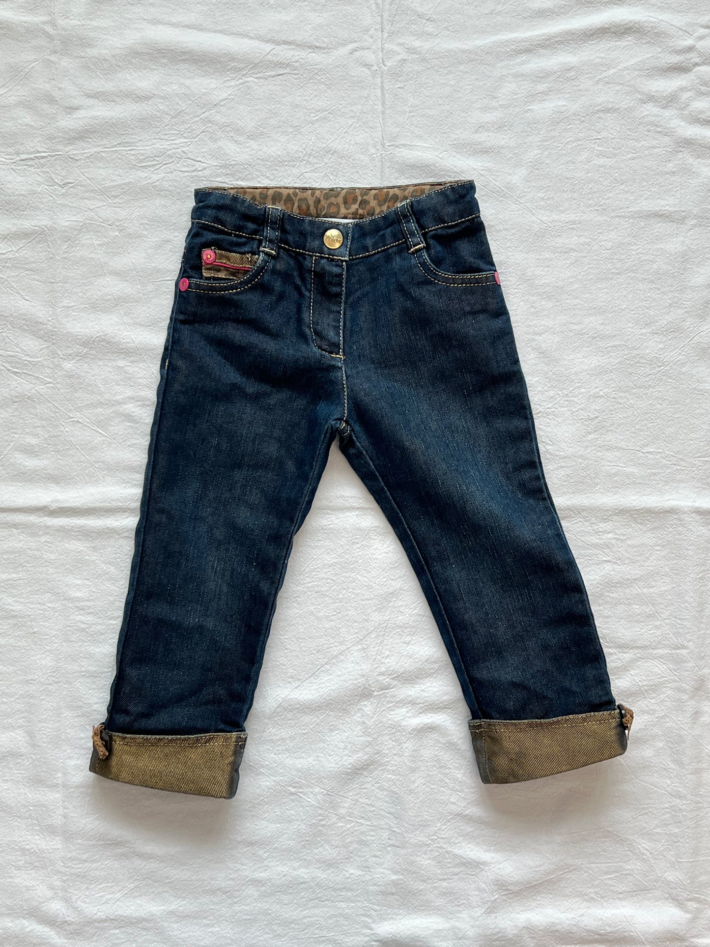 (Pre-loved) baby Dior Pants 女童牛仔長褲 age2 86