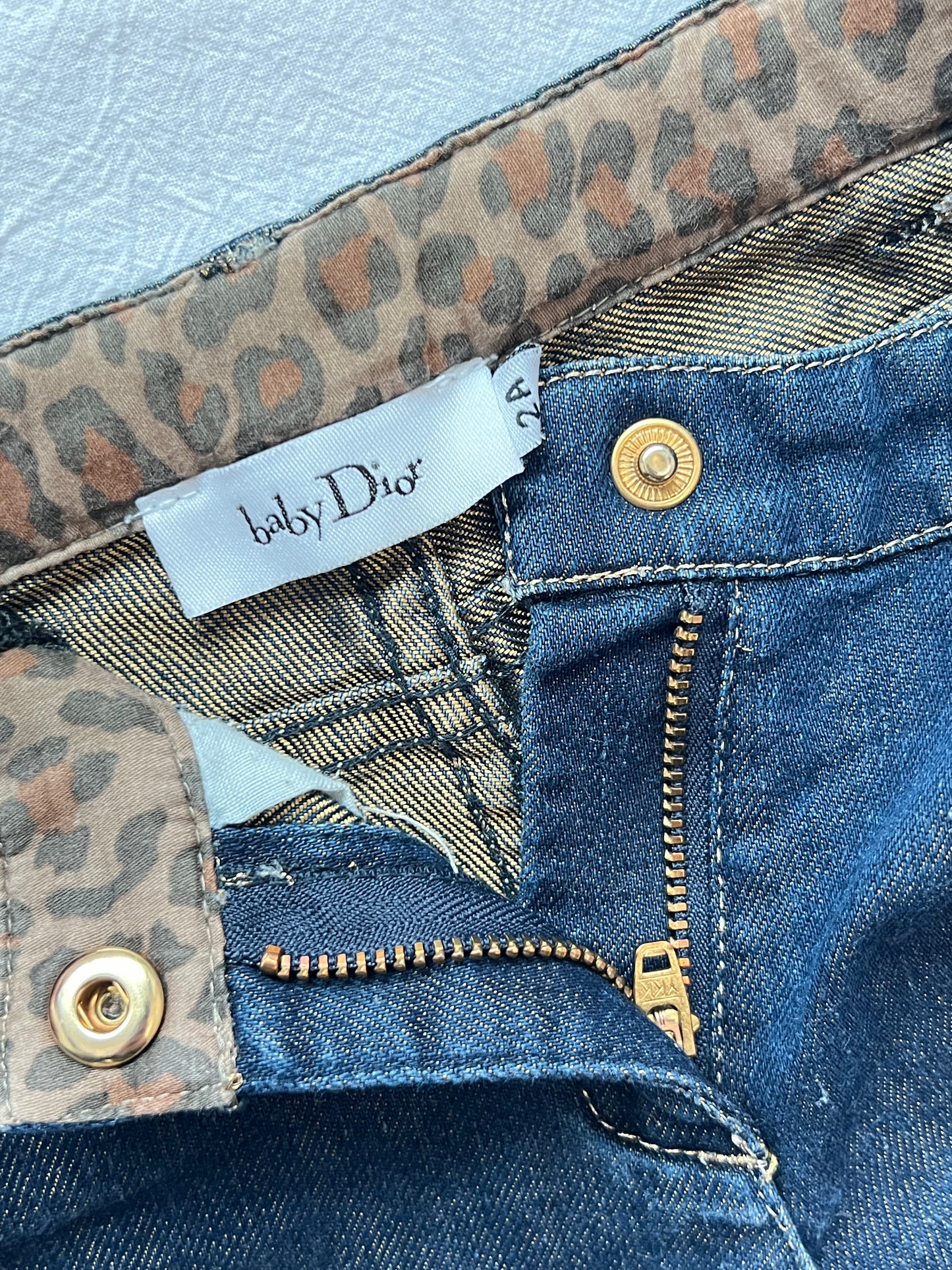 (Pre-loved) baby Dior Pants 女童牛仔長褲 age2 86