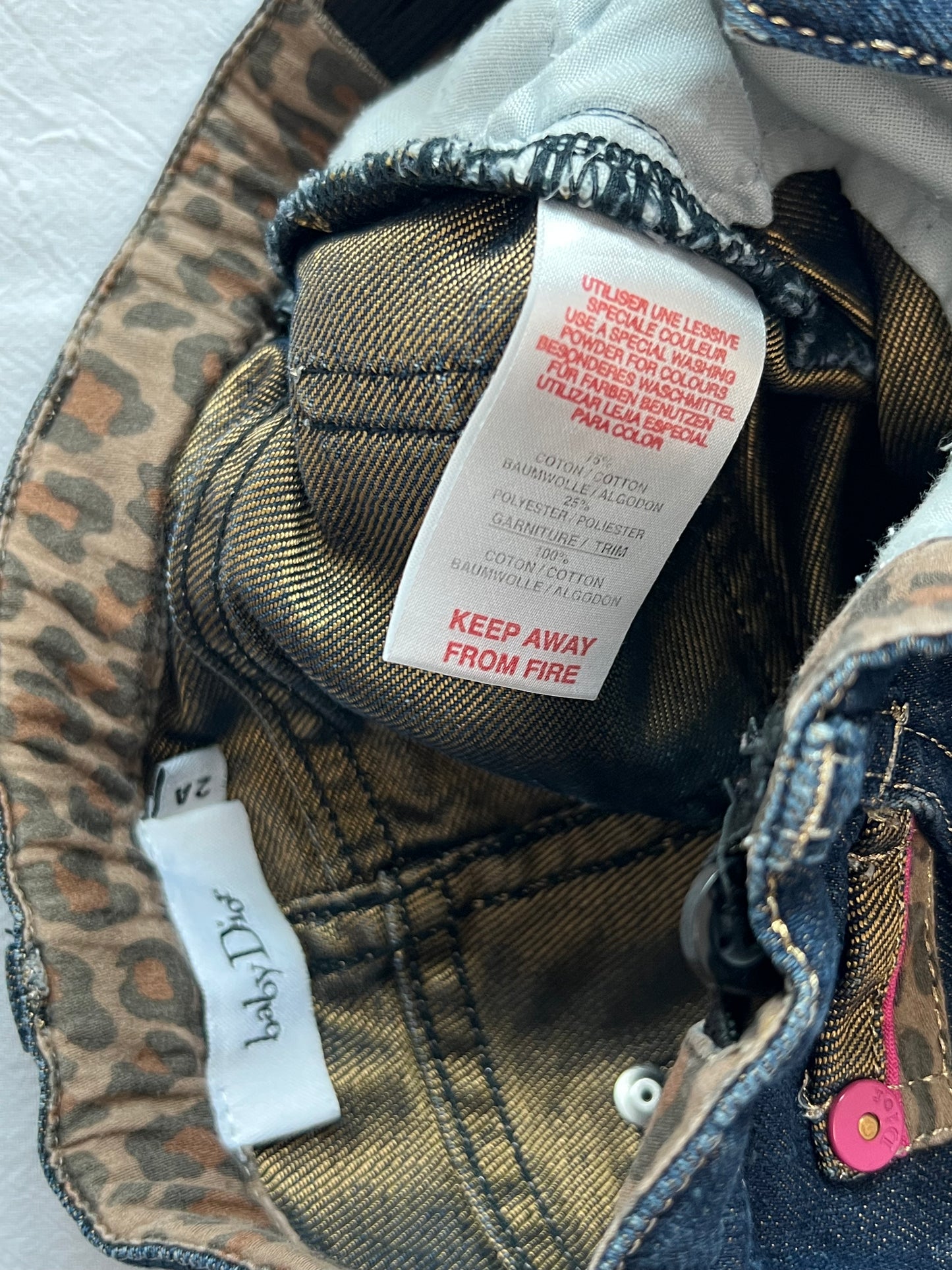 (Pre-loved) baby Dior Pants 女童牛仔長褲 age2 86