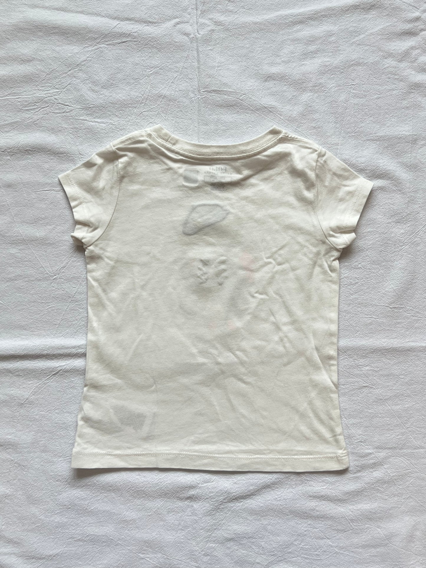 (Pre-loved) Polo Ralph Lauren Short Sleeve T Shirt 女童白短袖T恤 2T 90