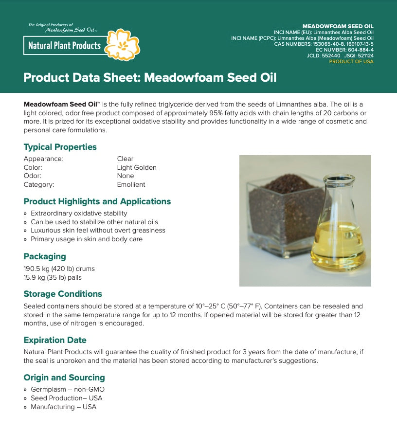 Meadowfoam Seed Oil 白池花籽油