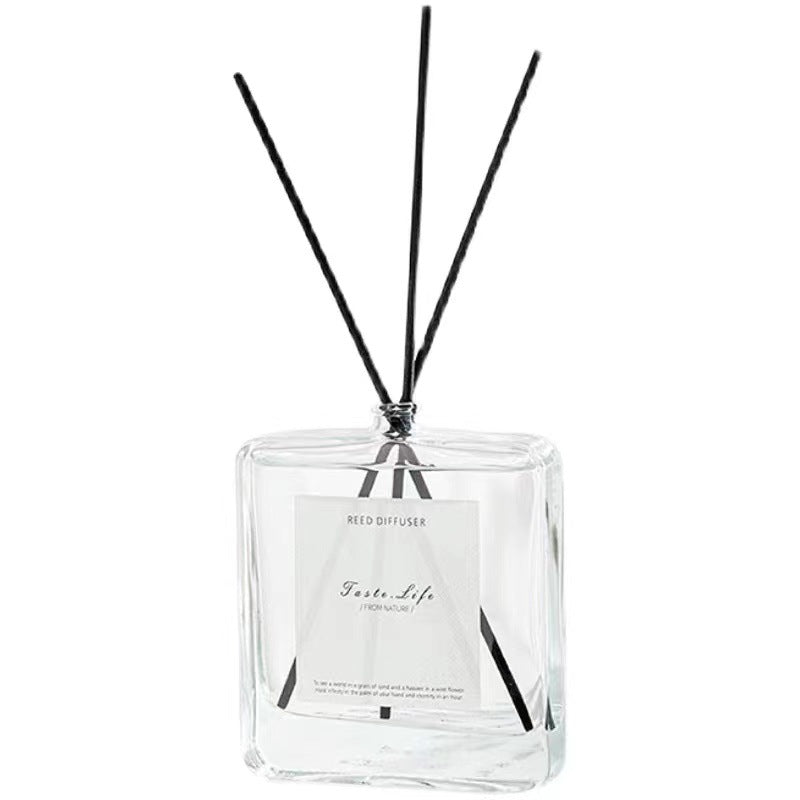 100ml Flat Square Diffuser Glass bottle 扁方形玻璃擴香瓶 (連蓋)