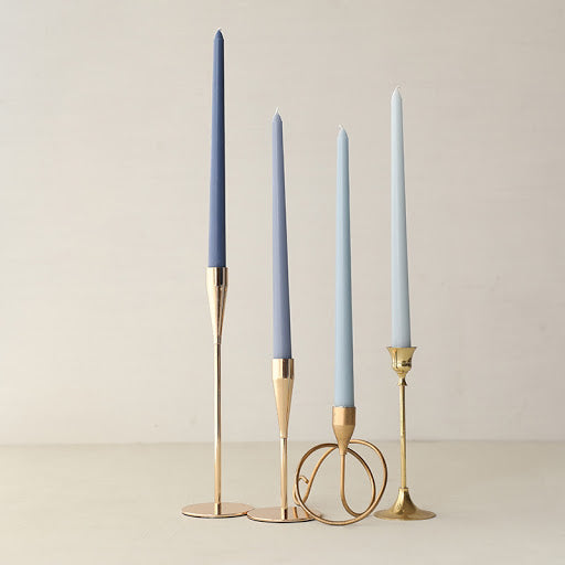 Unscented Taper Candle 4pcs 彩色長蠟燭 無香味 四支裝