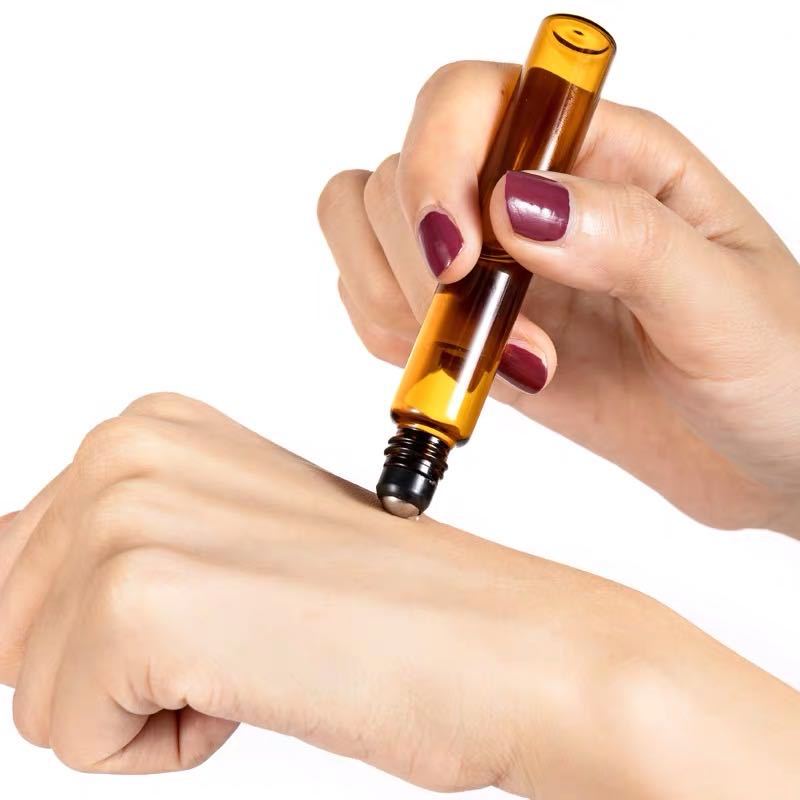Amber Roll-on Bottle 5ml/10ml 琥珀色圓柱滾珠香水瓶
