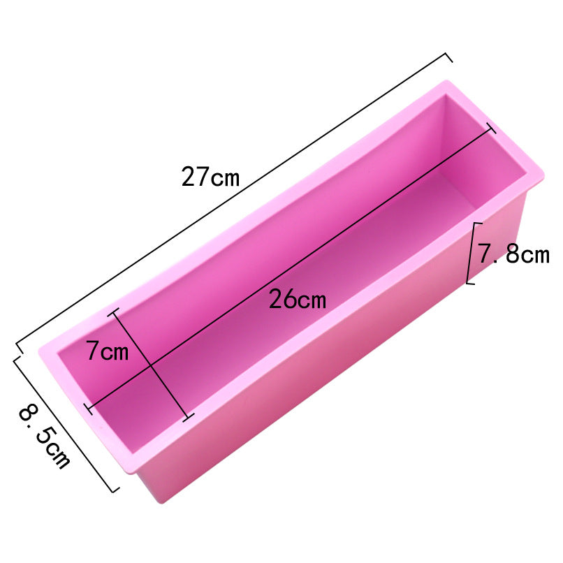 Soap Silicone Mold 手工皂吐司矽膠模具連木盒