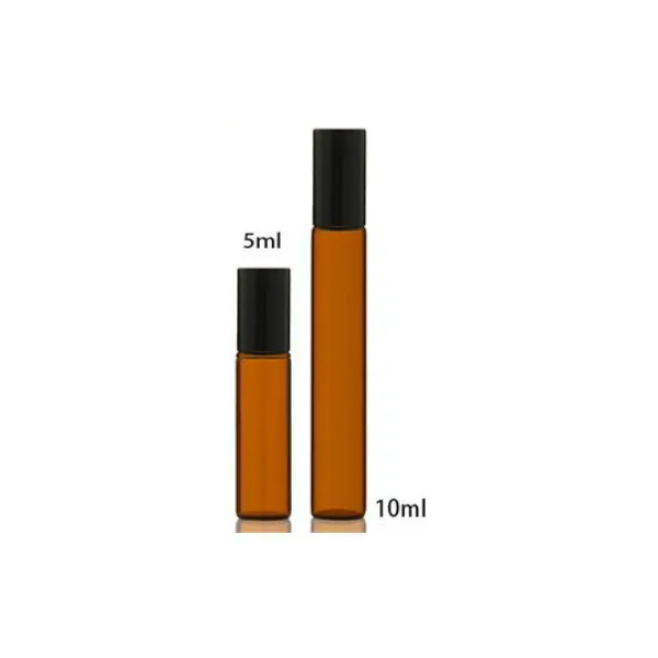 Amber Roll-on Bottle 5ml/10ml 琥珀色圓柱滾珠香水瓶