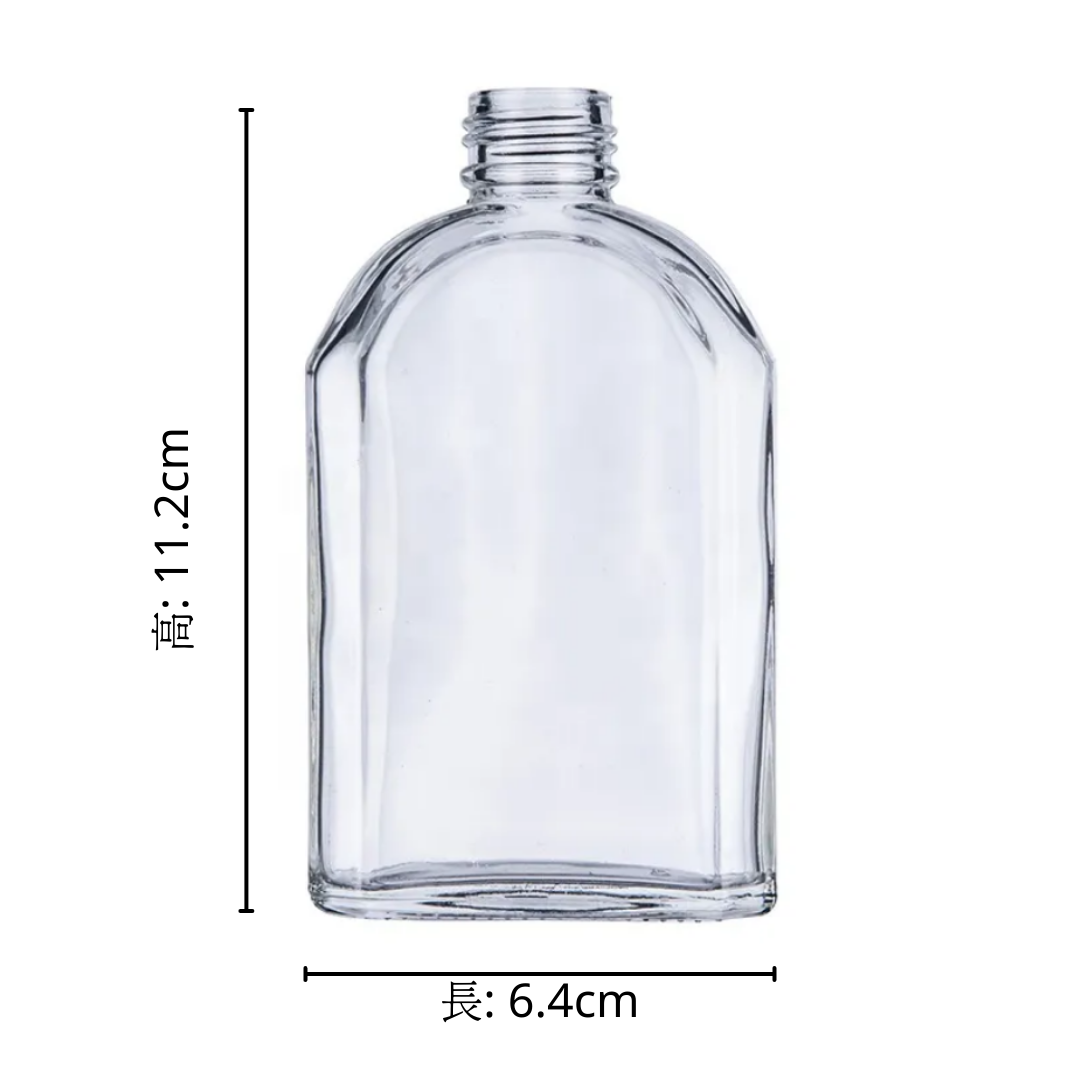 100ml Flat Glass bottle 扁玻璃瓶