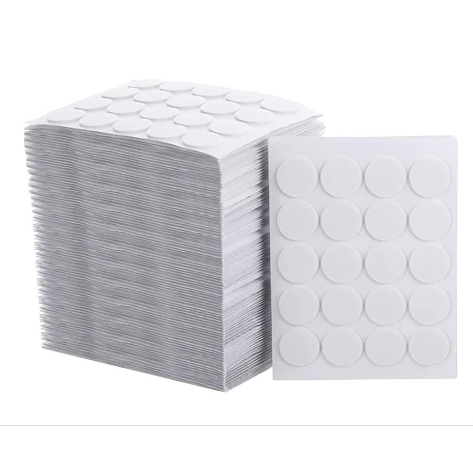 White Glue Dots for Wick 白色蠟芯貼紙