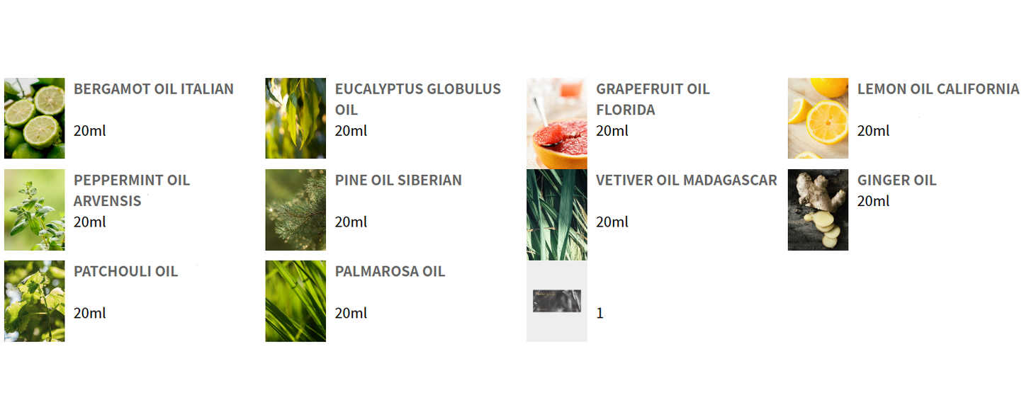 The Starter Naturals Kit 2 基本天然精油套裝 2