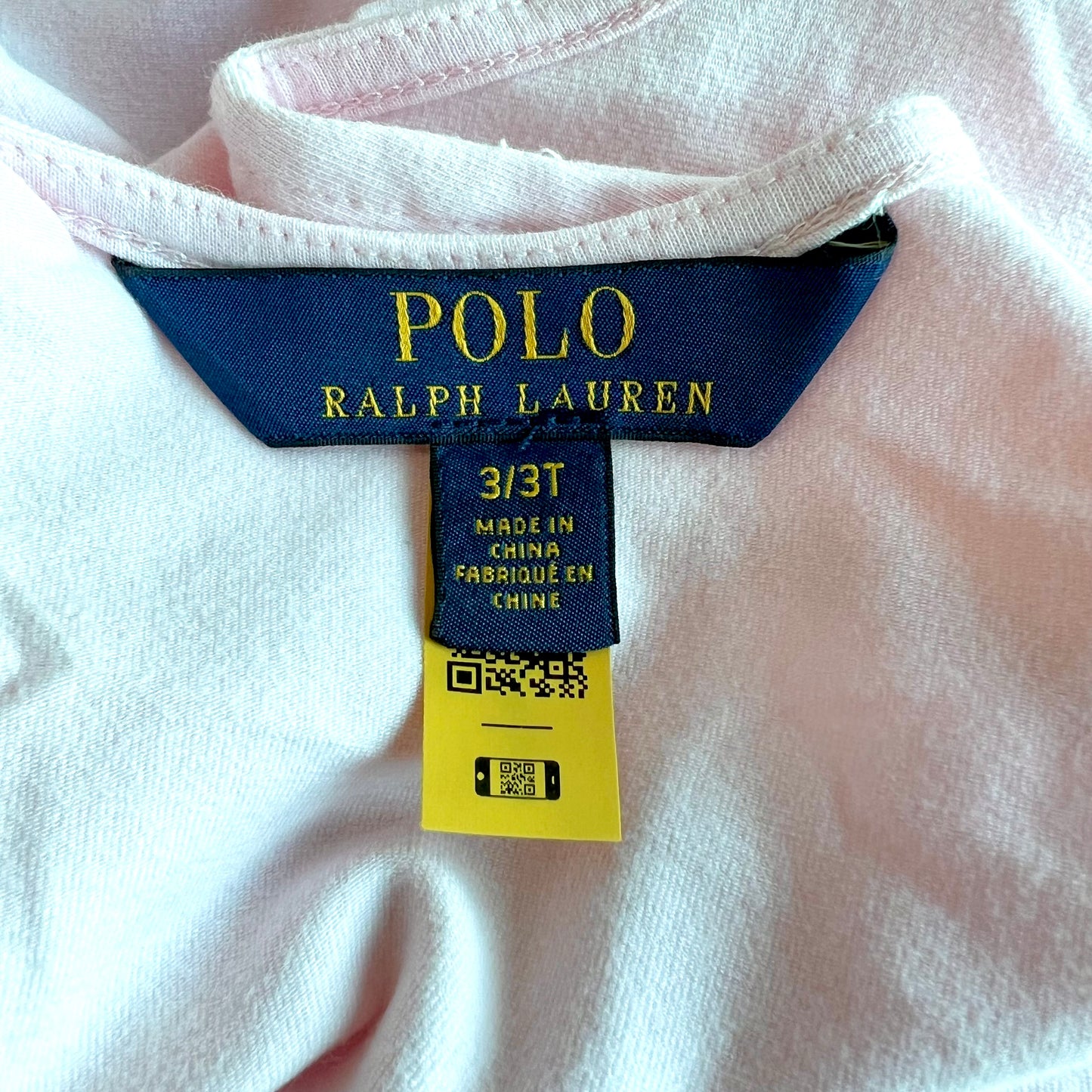 (Pre-loved) Polo Ralph Lauren Pink Layer Sleeveless Dress 女童粉紅無袖連衣裙 3T
