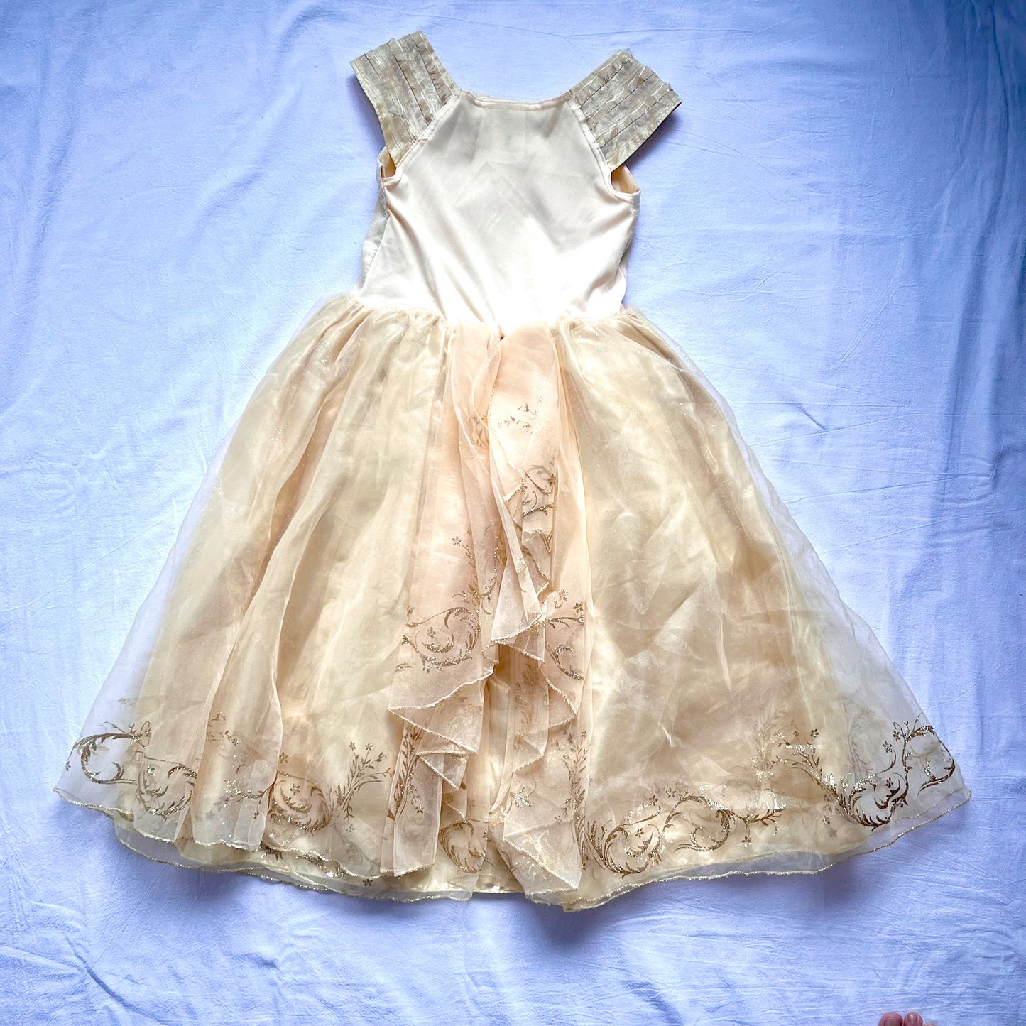 (Pre-loved) Disney day dress Bell, Beauty and the Beast 迪士尼美女與野獸貝兒公主裙 5/6