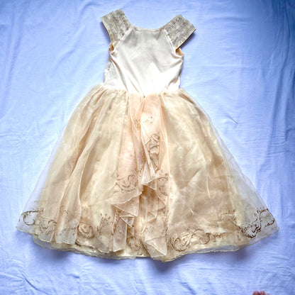 (Pre-loved) Disney day dress Bell, Beauty and the Beast 迪士尼美女與野獸貝兒公主裙 5/6