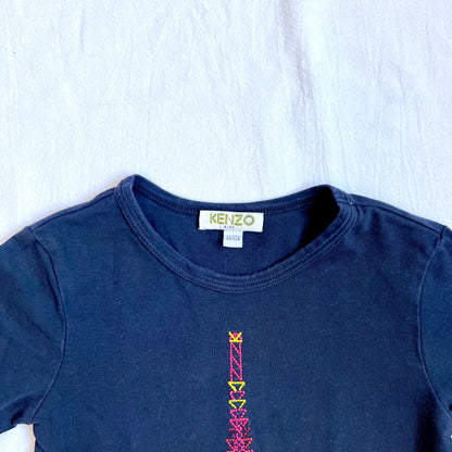 (Pre-loved) KENZO Blue Long Sleeves T-shirt 女童藍色長袖衫 4Y