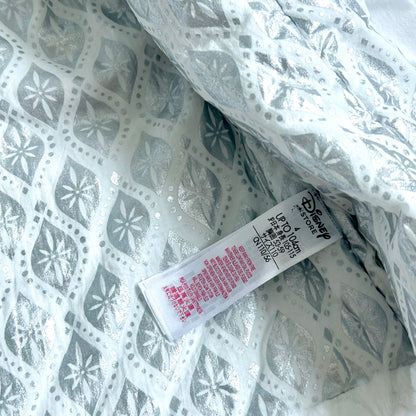 (Pre-loved) Disney Elsa White Coat, Frozen 迪士尼愛莎公主白色外套 4Y