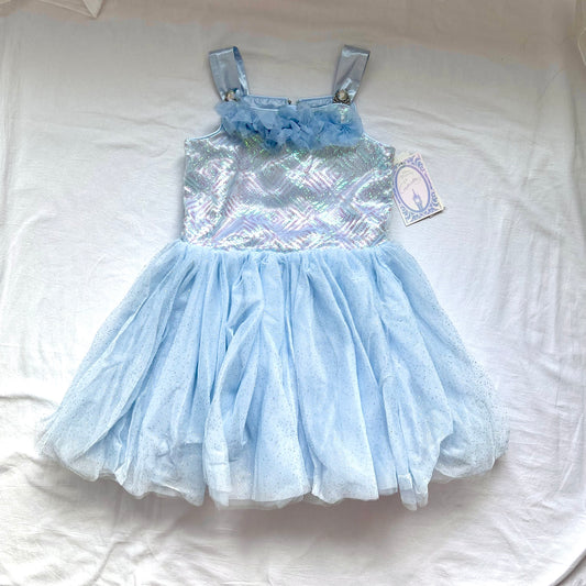 (New with Tag) Disney Day Dress Cinderella 迪士尼灰姑娘公主裙 9/10Y