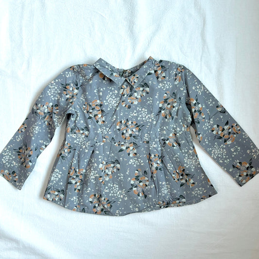 (Pre-loved) Bonpoint Long Sleeves Top 女童碎花長袖上衣 3Y