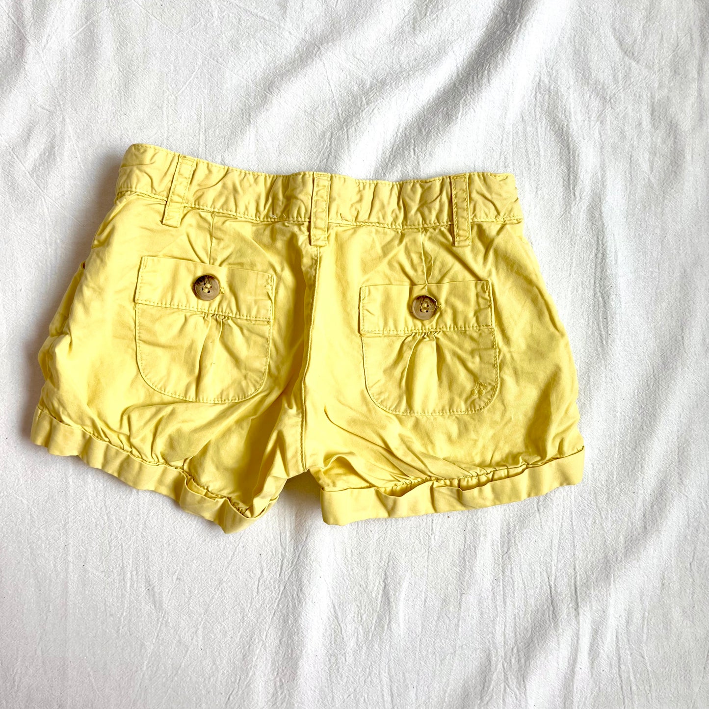 (Pre-loved) Bonpoint Yellow Shorts 女童黃色短褲 3Y