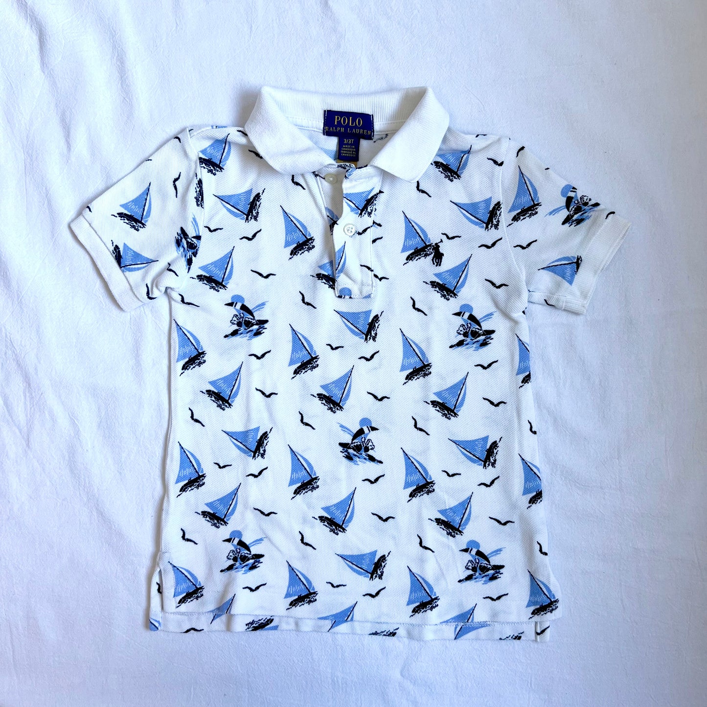 (Pre-loved) Polo Ralph Lauren Polo Shirt 男童短袖Polo 衫 3Y (已去除標籤)