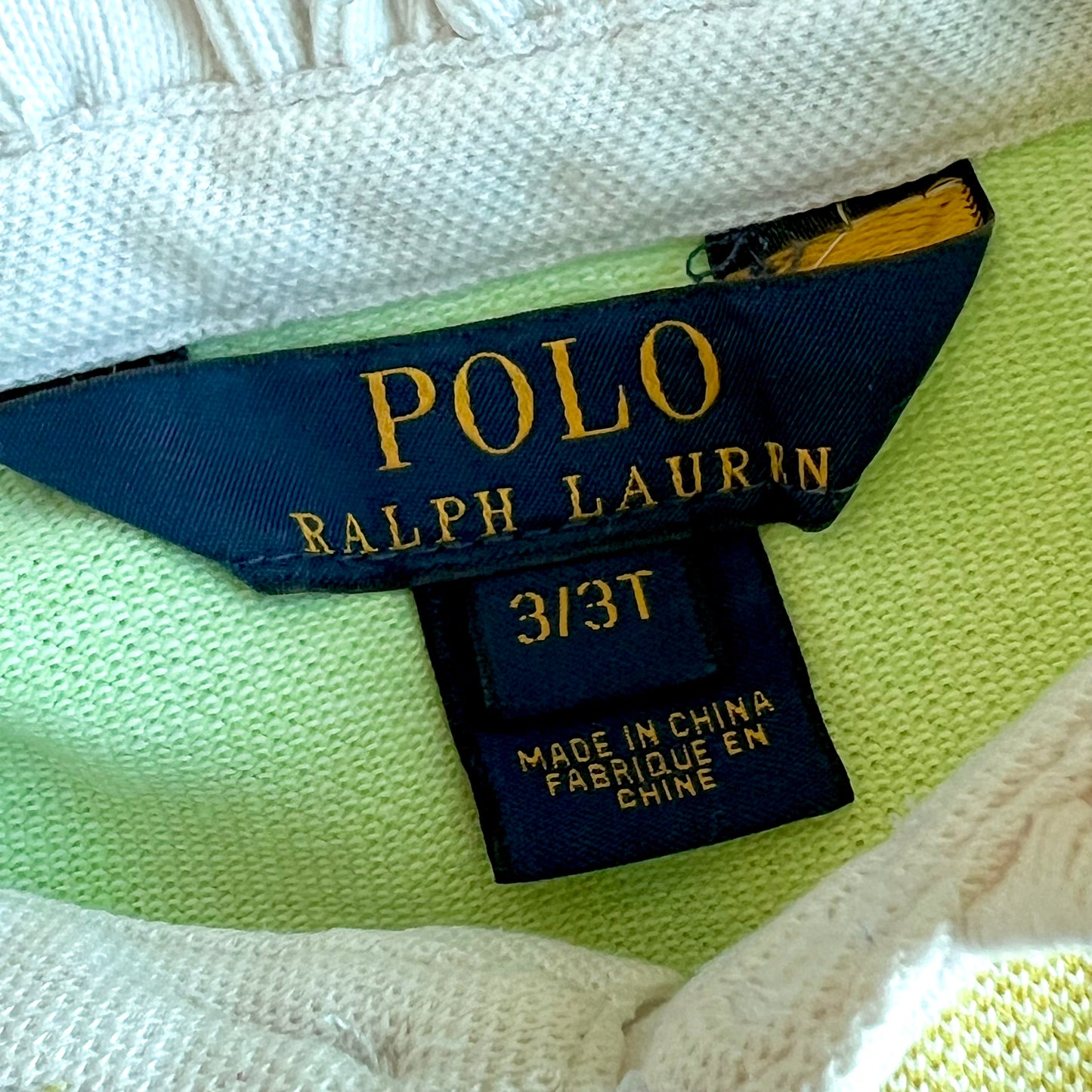 (Pre-loved) Polo Ralph Lauren Dress 女童拼布連身裙 3T