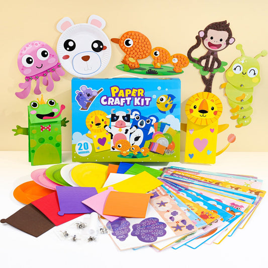 Kids Animal Paper Craft Kit 兒童動物紙藝套裝
