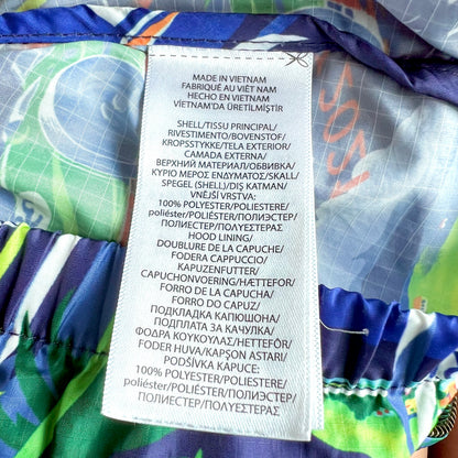 (Pre-loved) Polo Ralph Lauren Windbreaker Jacket Kids Bermuda Print Blue 兒童百慕達印花藍色風褸外套 3T