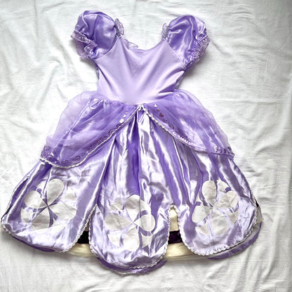 (Pre-loved) Disney Costume Sofia Dress 迪士尼蘇菲亞公主裙 4T