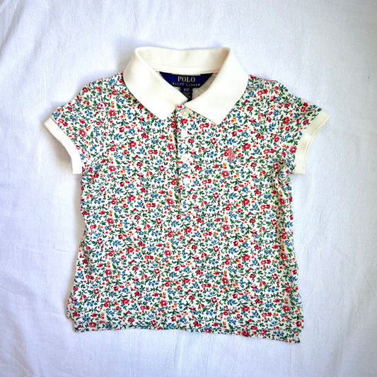 (Pre-loved) Polo Ralph Lauren Floral Shirt 女童碎花短袖衫 3T