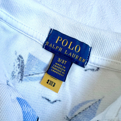 (Pre-loved) Polo Ralph Lauren Polo Shirt 男童短袖Polo 衫 3Y (已去除標籤)