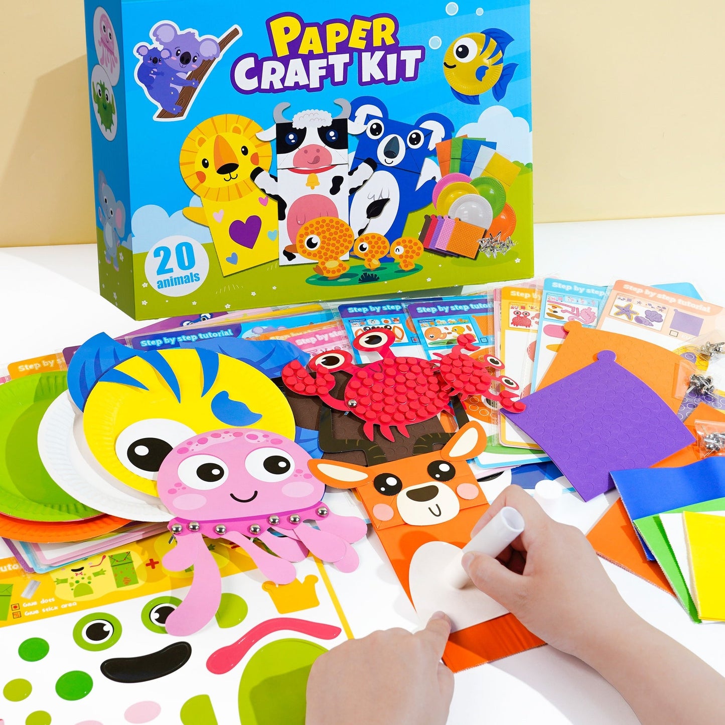 Kids Animal Paper Craft Kit 兒童動物紙藝套裝
