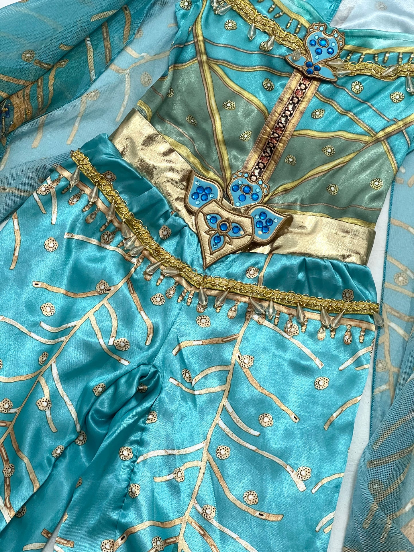 (Pre-loved) Disney Costume Jasmine 迪士尼茉莉公主裙 3T
