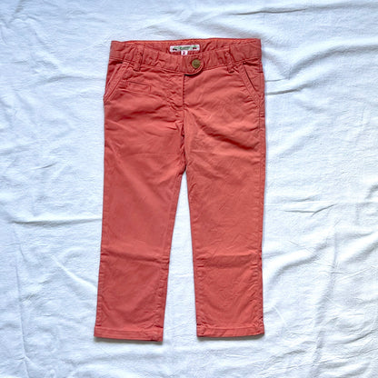 (Pre-loved) Bonpoint Orange Trousers 橙色長褲 3Y
