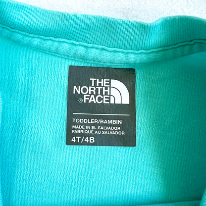 (Pre-loved) The North Face Logo Sky Blue T-Shirt 天藍色短袖衫 3Y