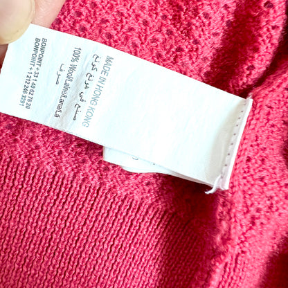 (Pre-loved) Bonpoint Red Cardigan 女童紅色開襟羊毛衫 3Y