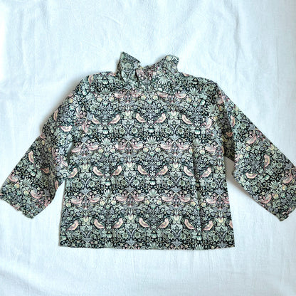 (Pre-loved) Bonpoint Long Sleeves Shirt 女童印花長袖襯衫 3Y