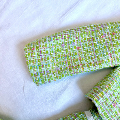 (Pre-loved) Nicholas & Bears Green Tweed Long Sleeves Dress 綠色毛呢套裝裙 4Y