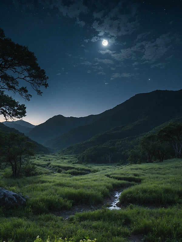 Summer's Moonlit Stroll 夏夜森林漫步