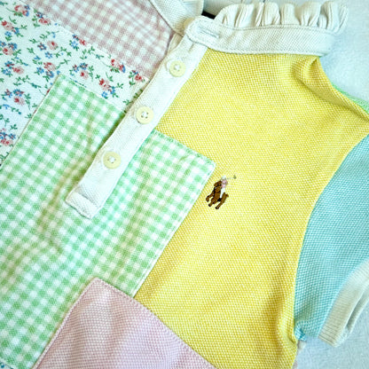 (Pre-loved) Polo Ralph Lauren Dress 女童拼布連身裙 3T