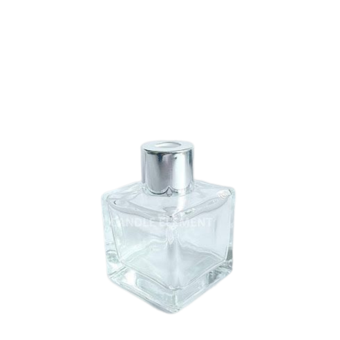 50ml Square Diffuser Glass bottle 方形玻璃擴香瓶 (連蓋及內塞)