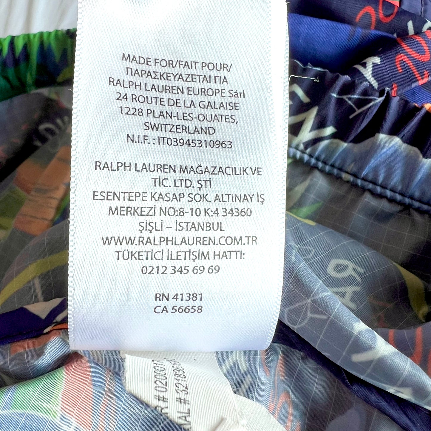 (Pre-loved) Polo Ralph Lauren Windbreaker Jacket Kids Bermuda Print Blue 兒童百慕達印花藍色風褸外套 3T