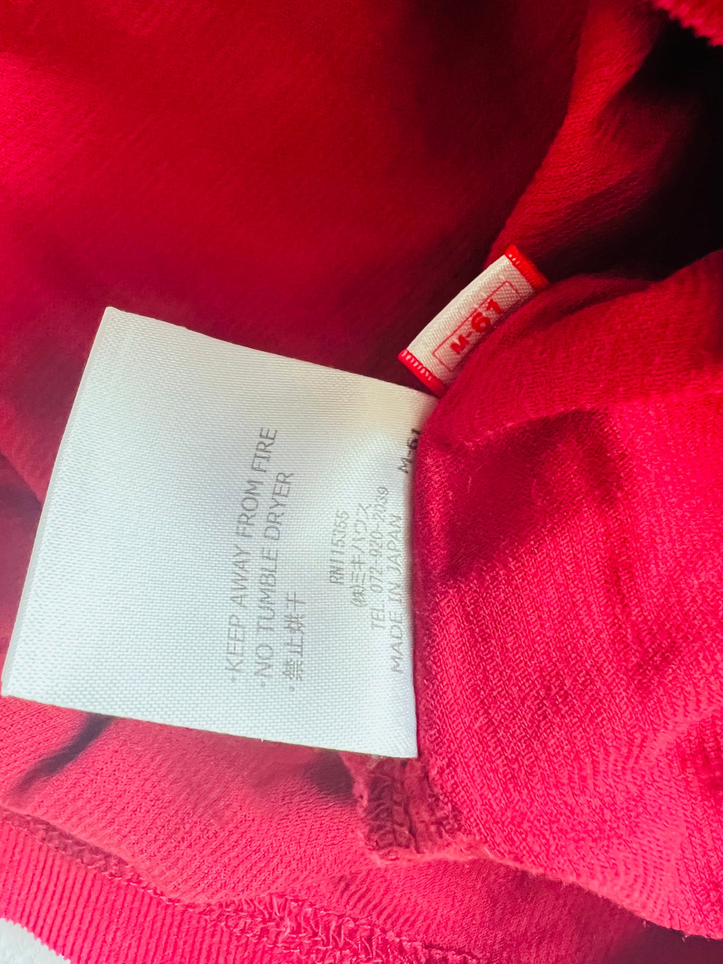 (Pre-loved) Mikihouse Pink & Red Dress