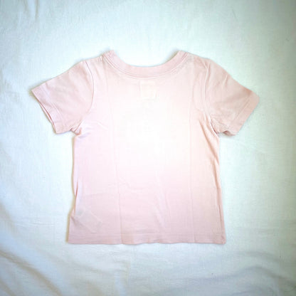 (Pre-loved) The North Face Fox White T-Shirt 狐狸粉紅色短袖衫 3Y