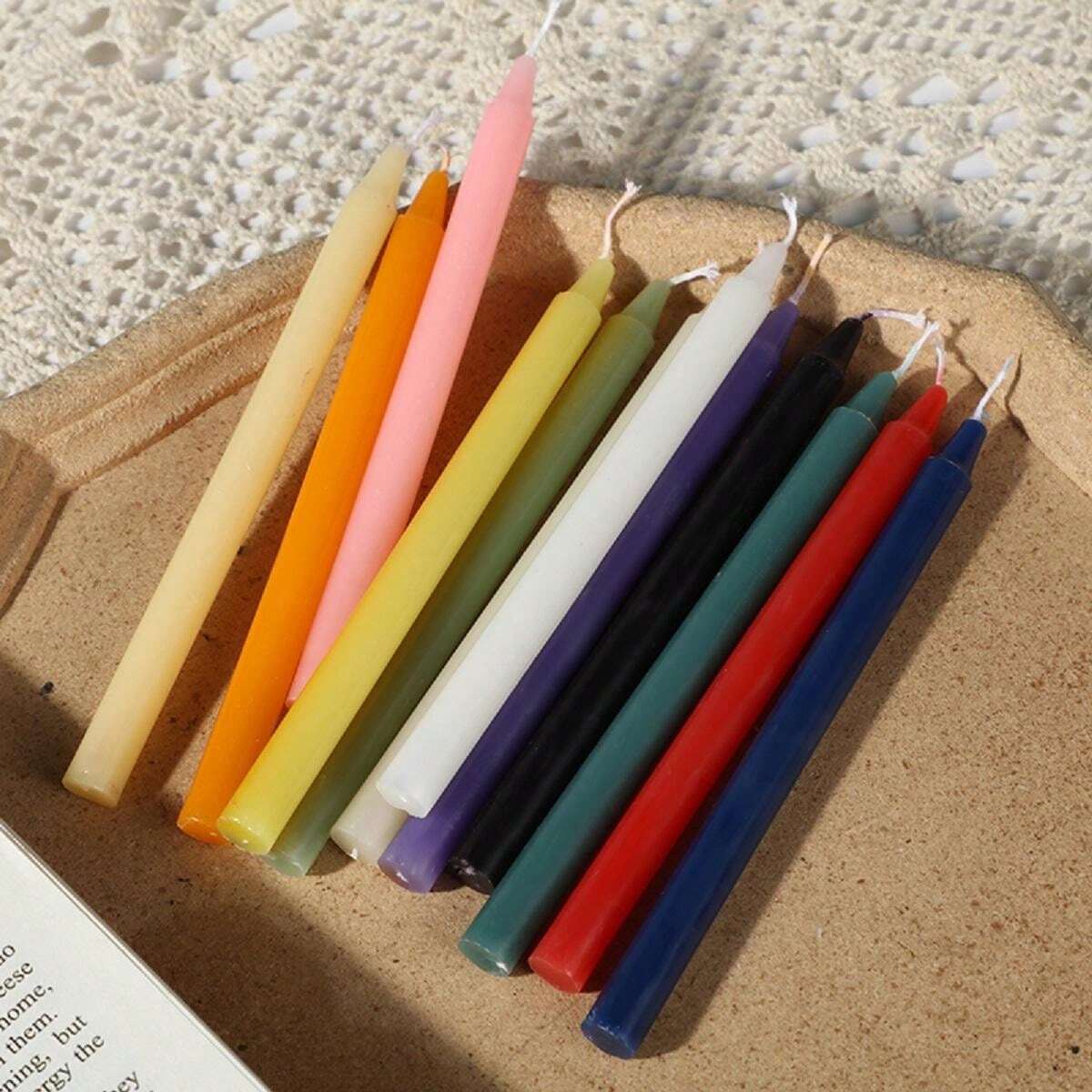 Multi Color Mixed Mini Candle Set 12色小蠟燭套裝